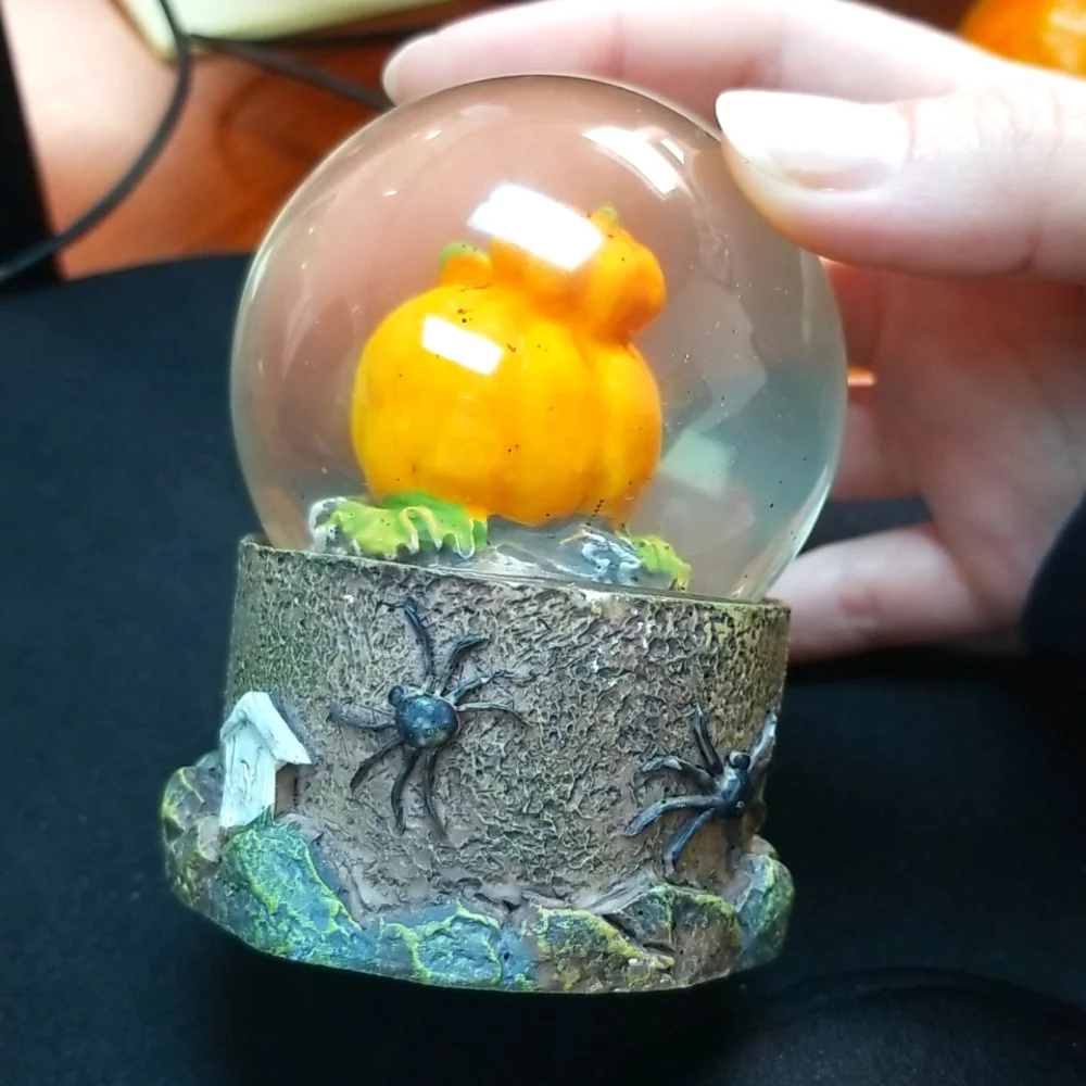 Pumpkin globe Cottagecore Whimsical Halloween Harvest Autimn Fall NWT Copy 🇺🇦
